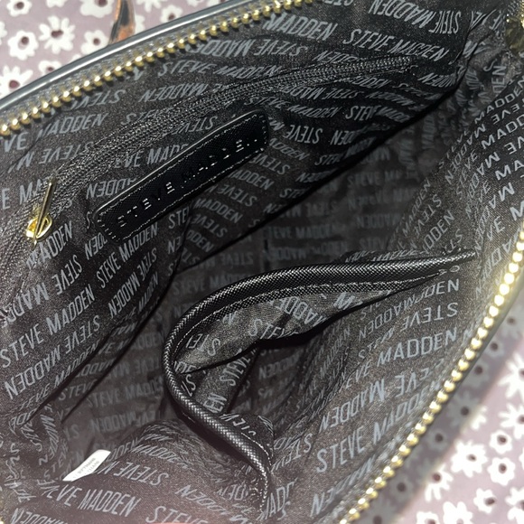 Steve Madden Leopard Print Crossbody Bag - Black and Brown main image 0